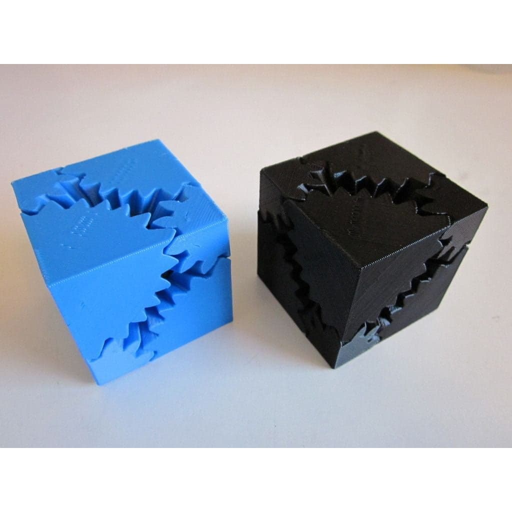 Figura 3D personalizada de Screwless Cube Gears · Arte en PLA