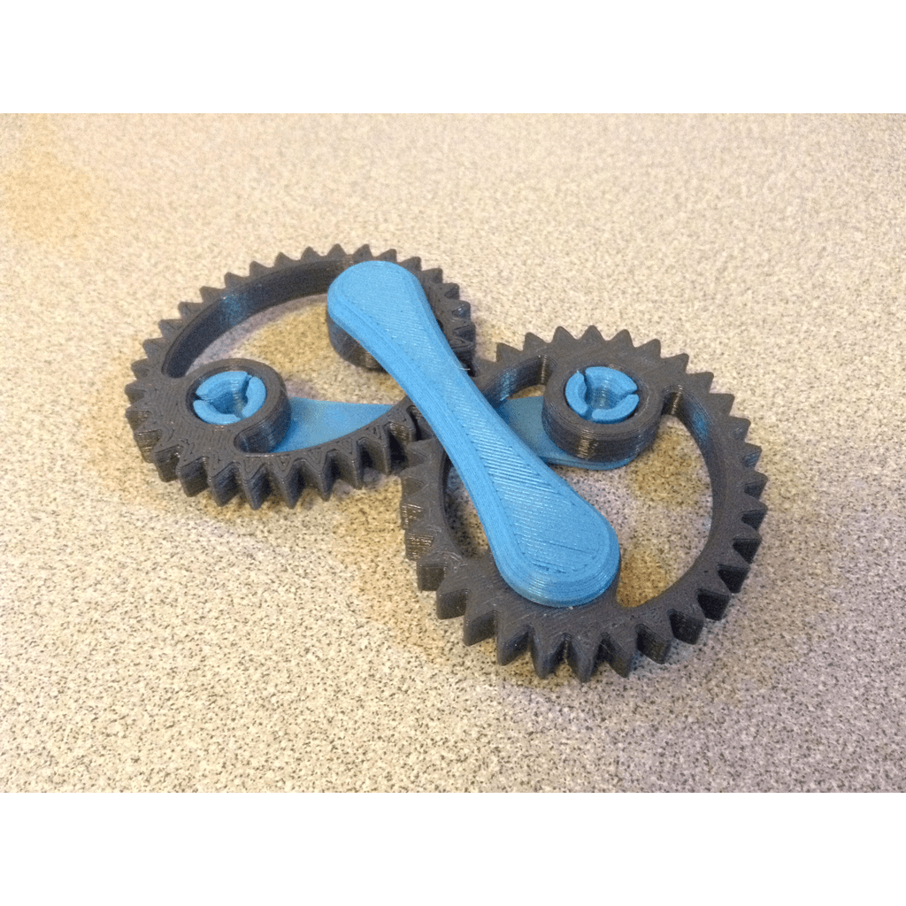 Figura 3D personalizada de Elliptical Gear with no center pivot · Arte en PLA