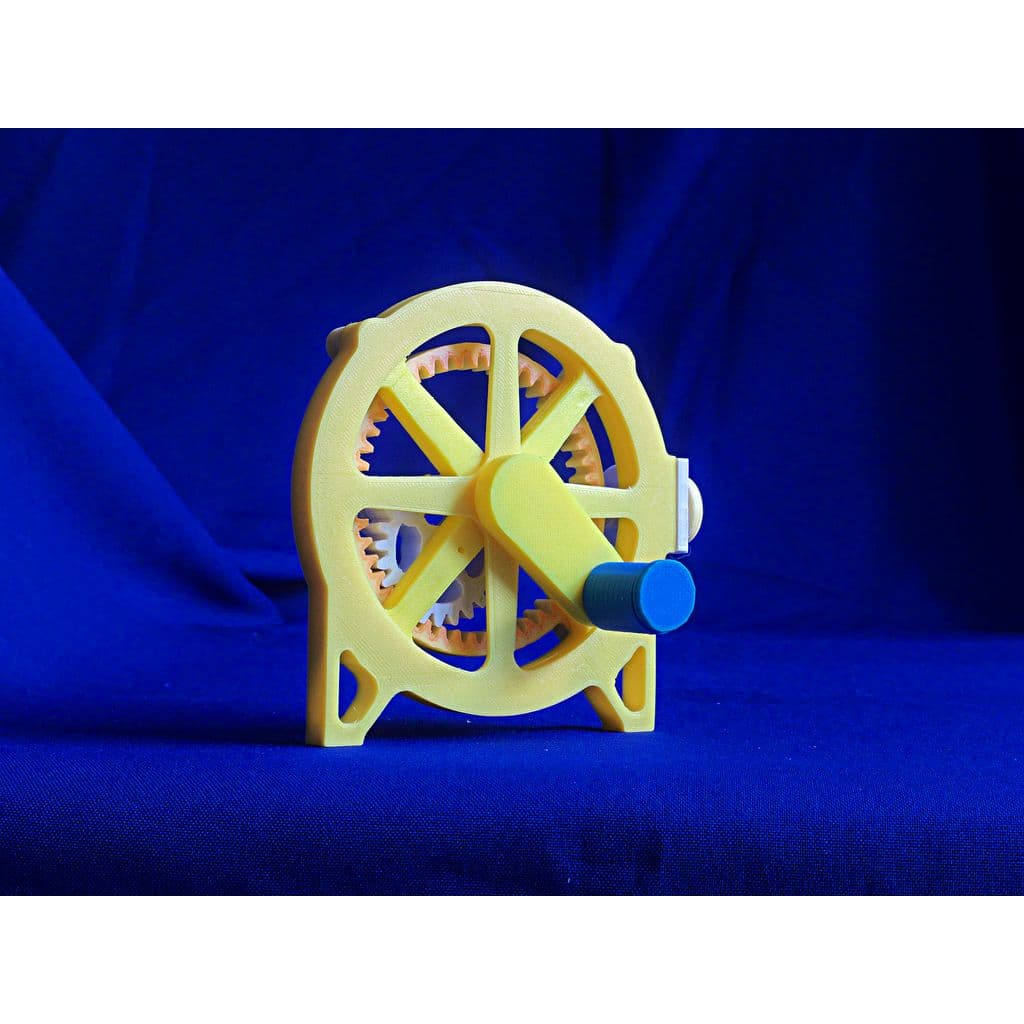 Figura 3D personalizada de Rotary to linear drive · Educación en PLA — imagen 3