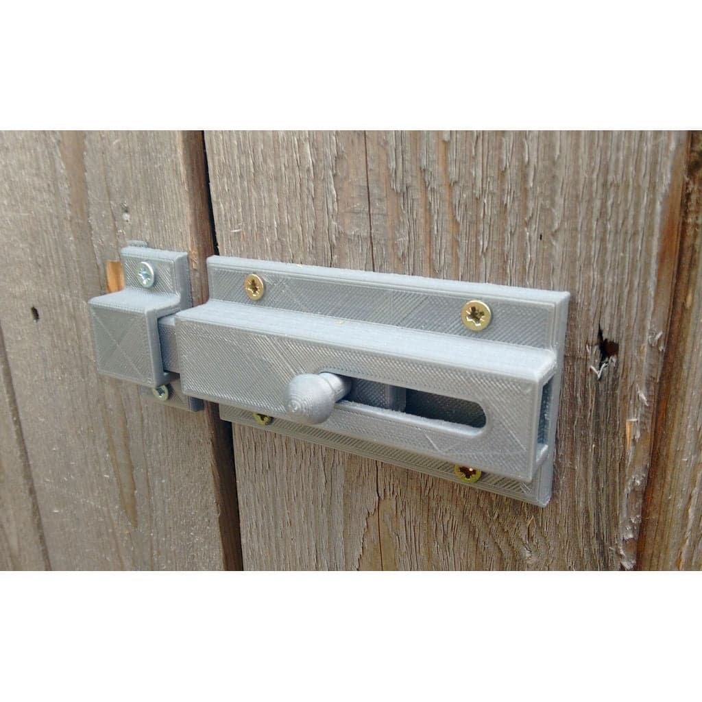 Figura 3D personalizada de Sliding Door bolt Print fully assembled · Pasatiempo en PLA
