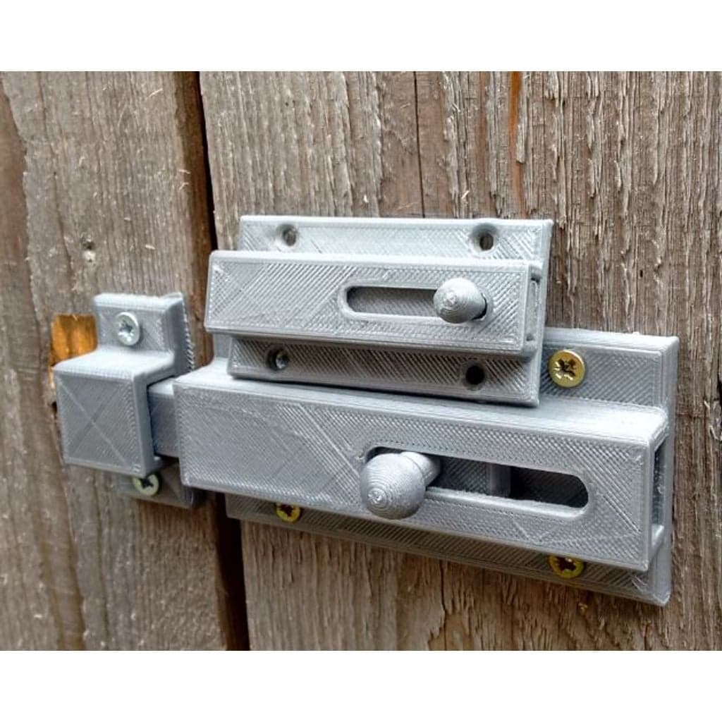 Figura 3D personalizada de Sliding Door bolt Print fully assembled · Pasatiempo en PLA — imagen 2