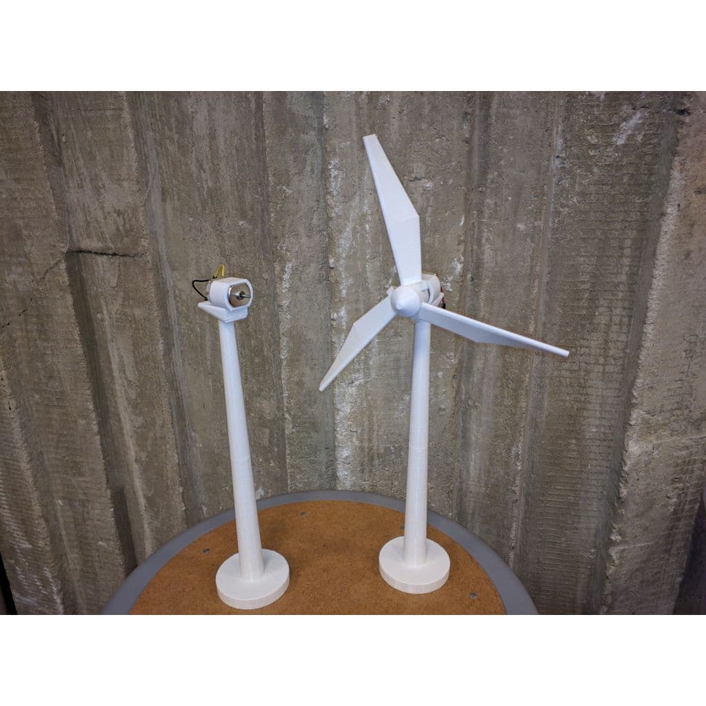 Figura 3D personalizada de Wind Turbine · Educación en PLA