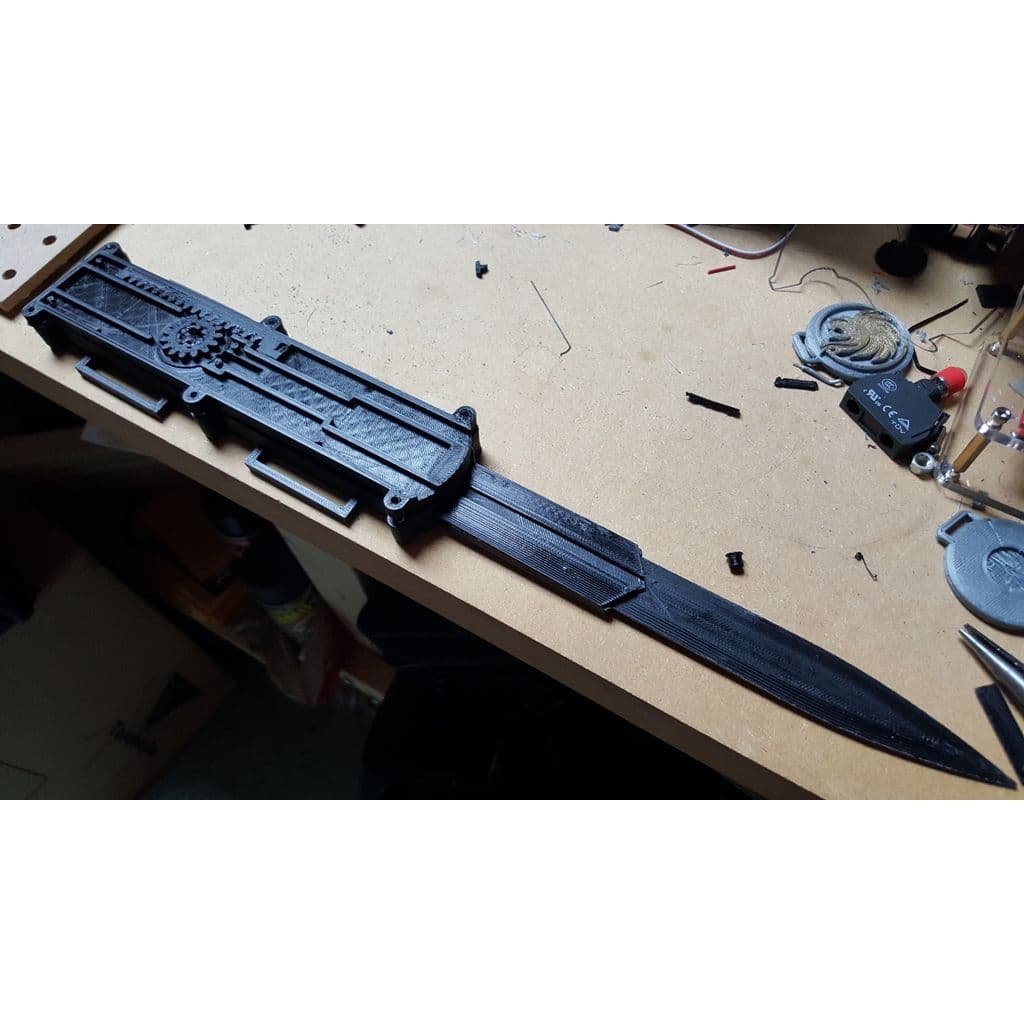 Figura 3D personalizada de Dual Action OTF Hidden Blade (Assassin Style) · Moda en PLA — imagen 2