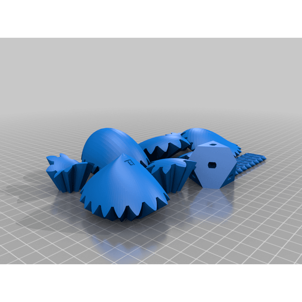 Figura 3D personalizada de Three Heart Gears · Arte en PLA