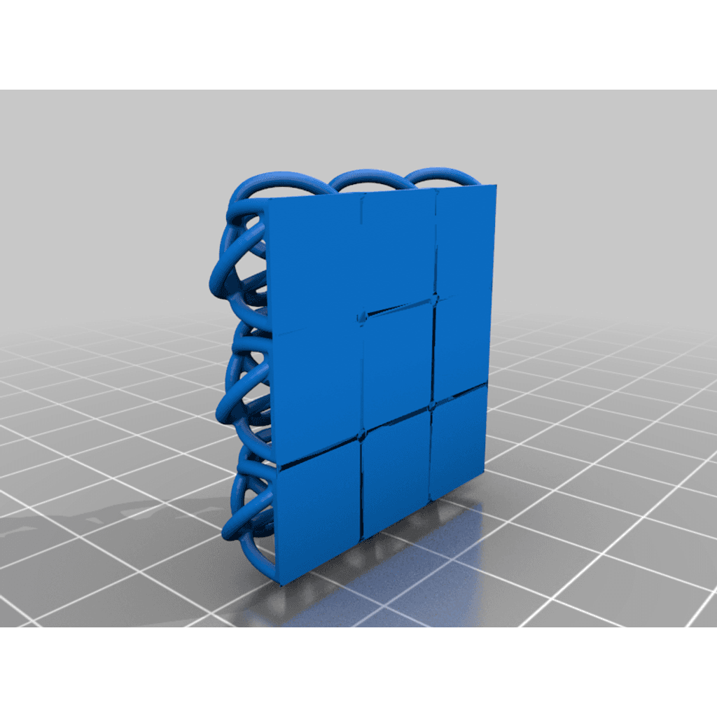 Figura 3D personalizada de NASA Chainmail Fabric · Educación en PLA — imagen 2