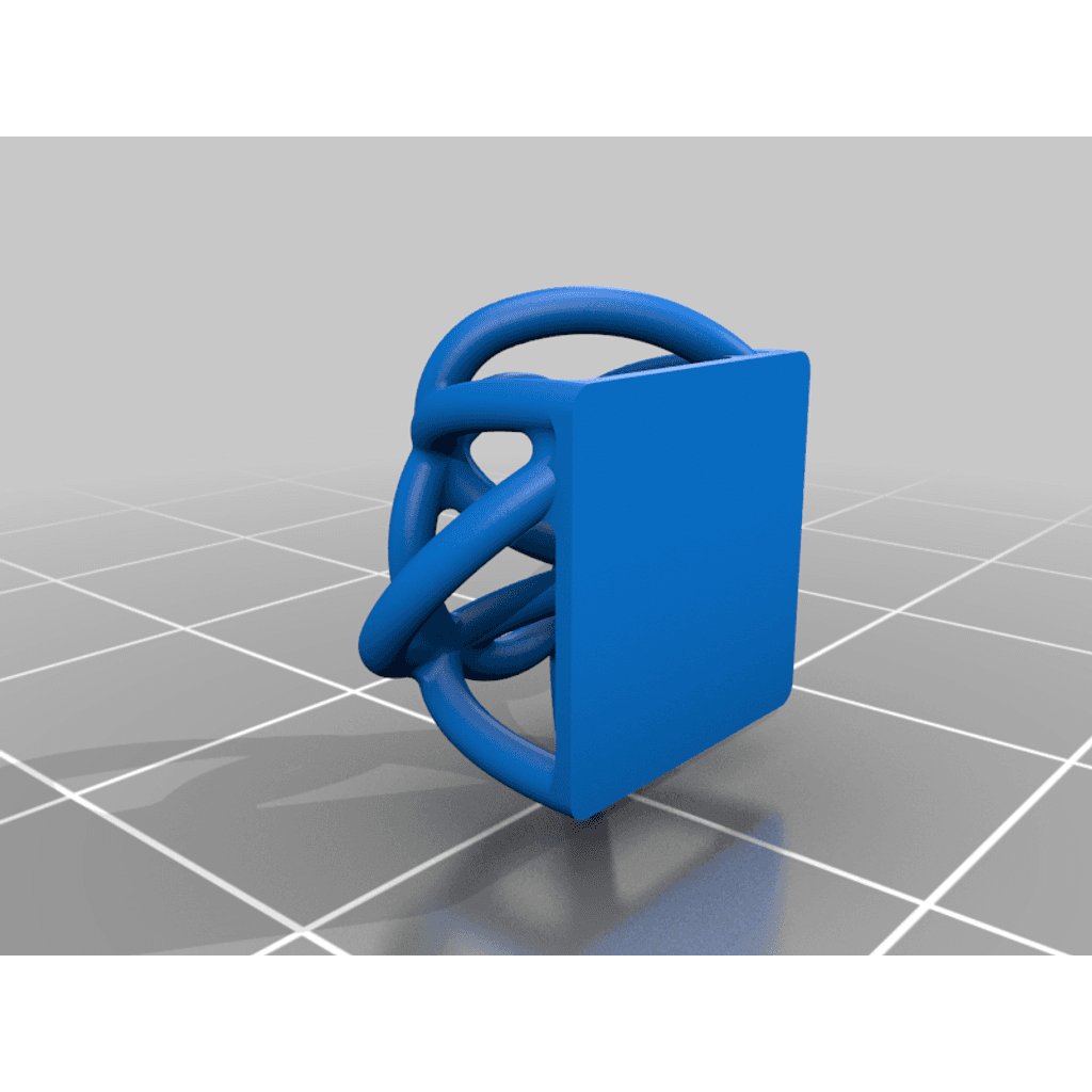 Figura 3D personalizada de NASA Chainmail Fabric · Educación en PLA — imagen 3