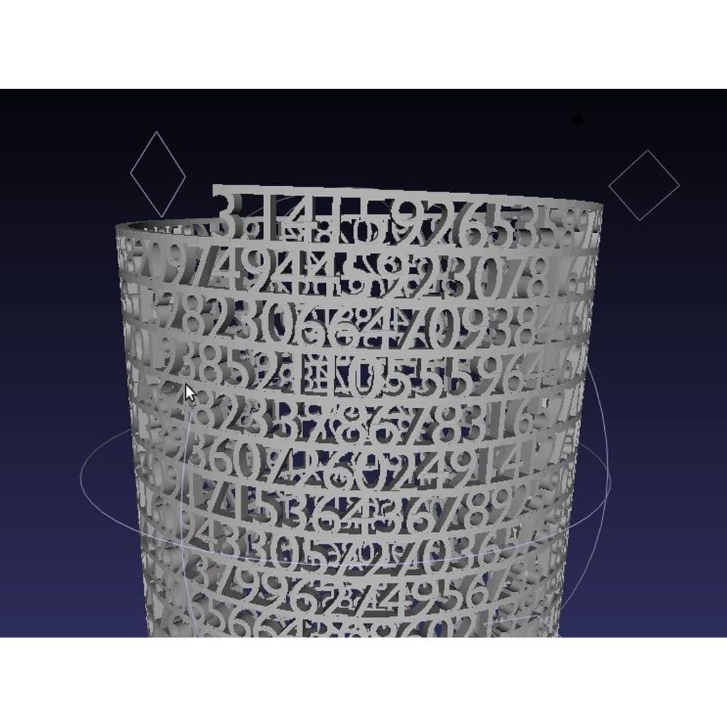Figura 3D personalizada de Tower of Pi · Arte en PLA — imagen 3