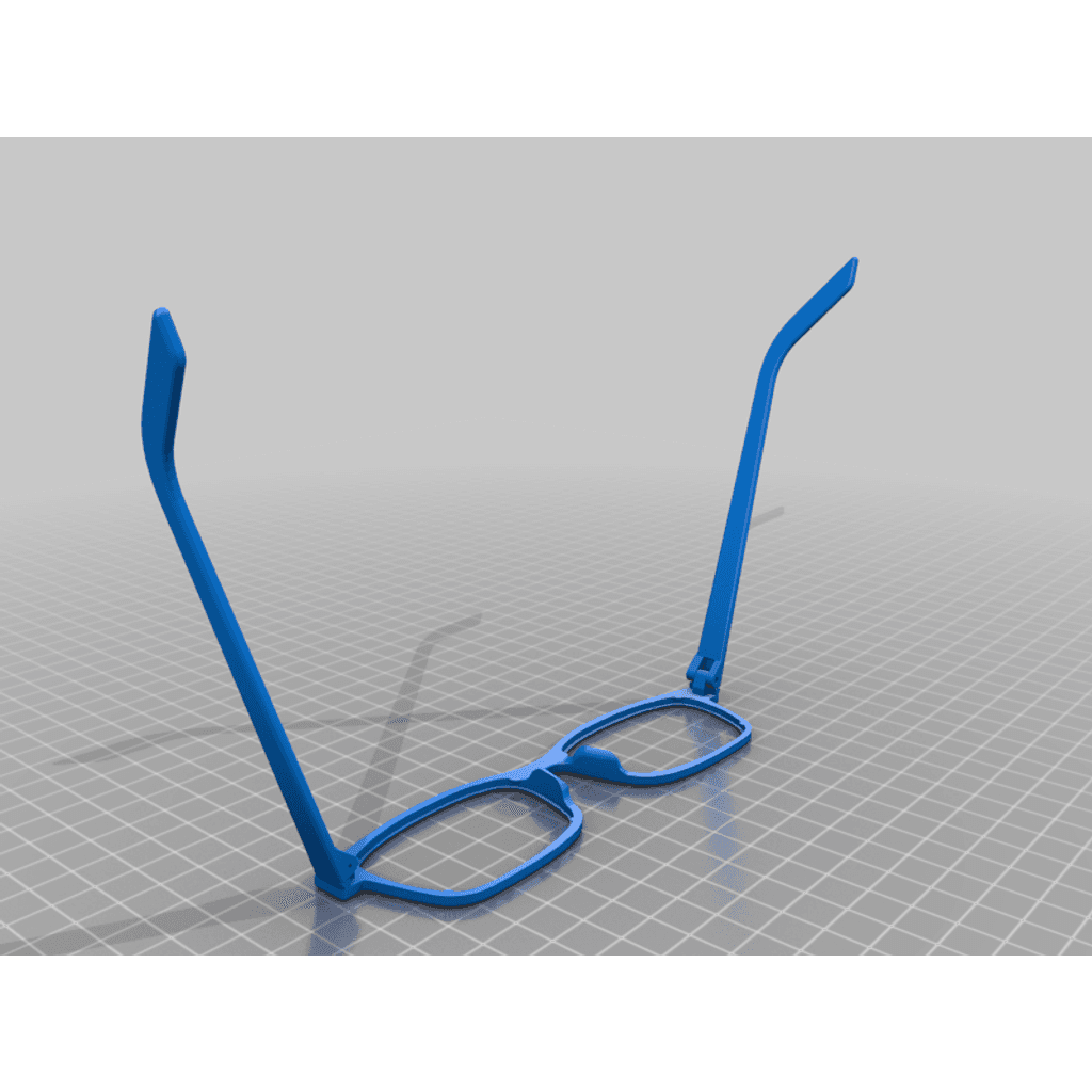 Figura 3D personalizada de Glasses · Moda en PLA — imagen 3