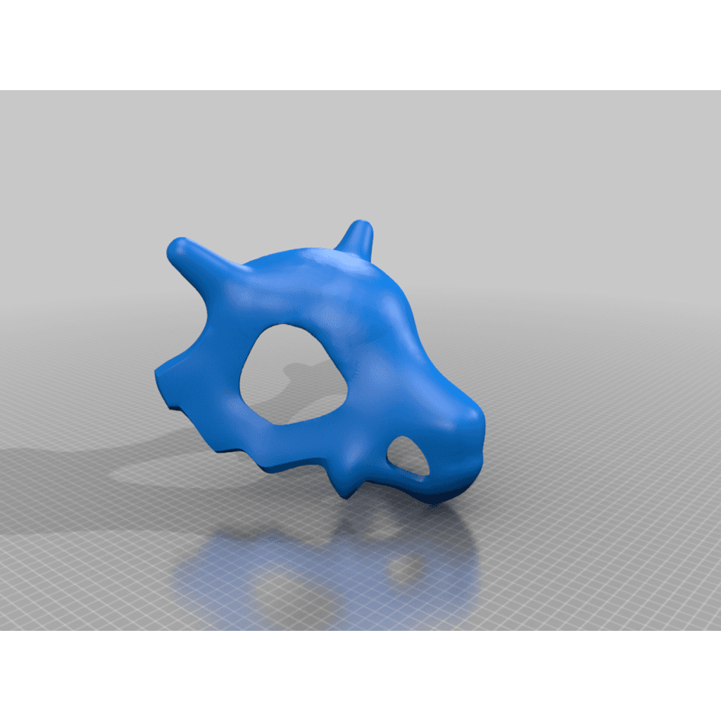 Figura 3D personalizada de Cubone Dog Mask · Moda en PLA — imagen 2