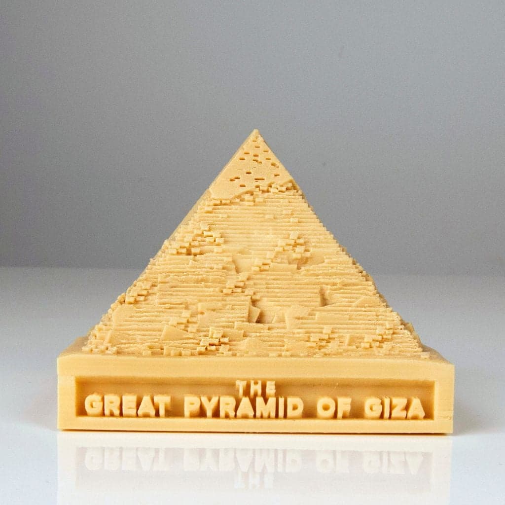 Figura 3D personalizada de The Great Pyramid of Giza · Educación en PLA