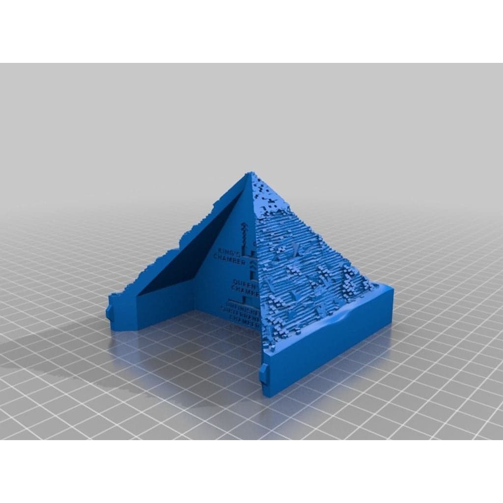 Figura 3D personalizada de The Great Pyramid of Giza · Educación en PLA — imagen 3