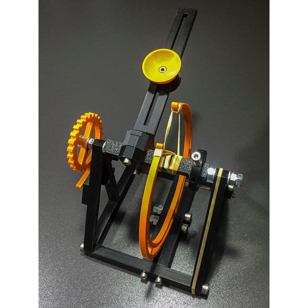 Figura 3D personalizada de Catapult Inspired By Leonardo da Vinci (remix) · Educación en PLA — imagen 2