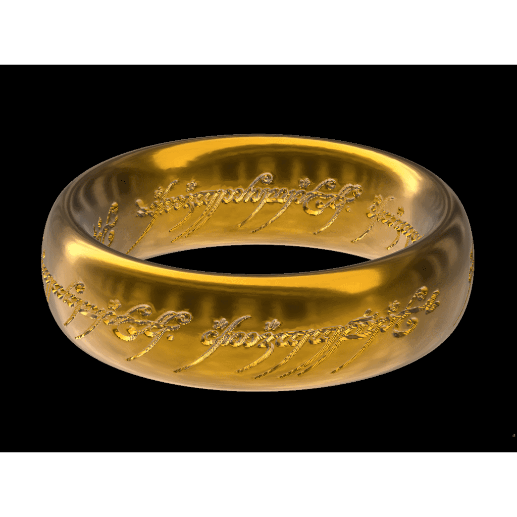 Figura 3D personalizada de One Ring · Moda en PLA