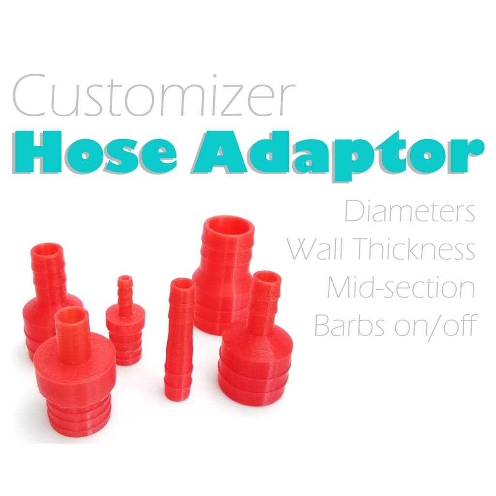 Figura 3D personalizada de Hose Connector - Customizer · Pasatiempo en PLA
