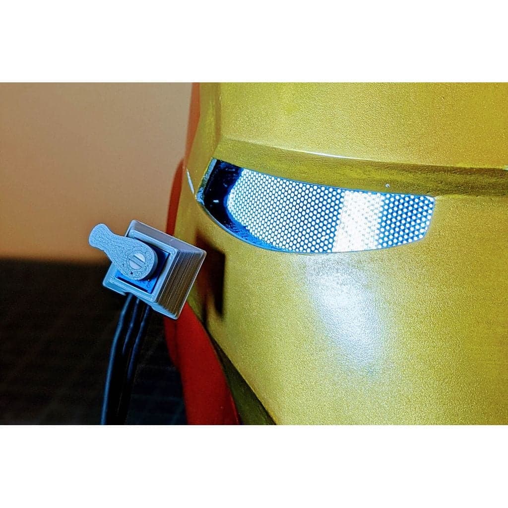 Figura 3D personalizada de Iron Man Helmet, Articulated, Wearable · Pasatiempo en PLA — imagen 2