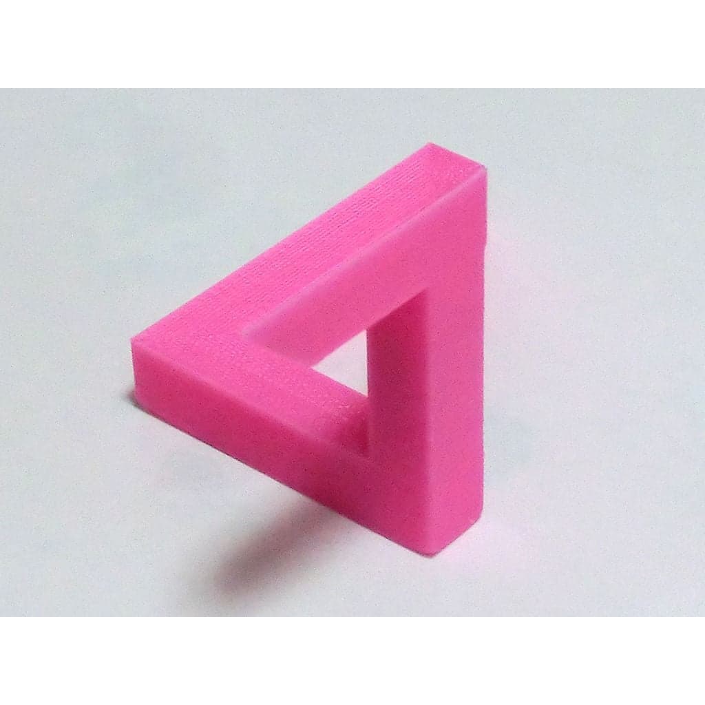 Figura 3D personalizada de Paradox Illusions Design - Penrose triangle · Arte en PLA
