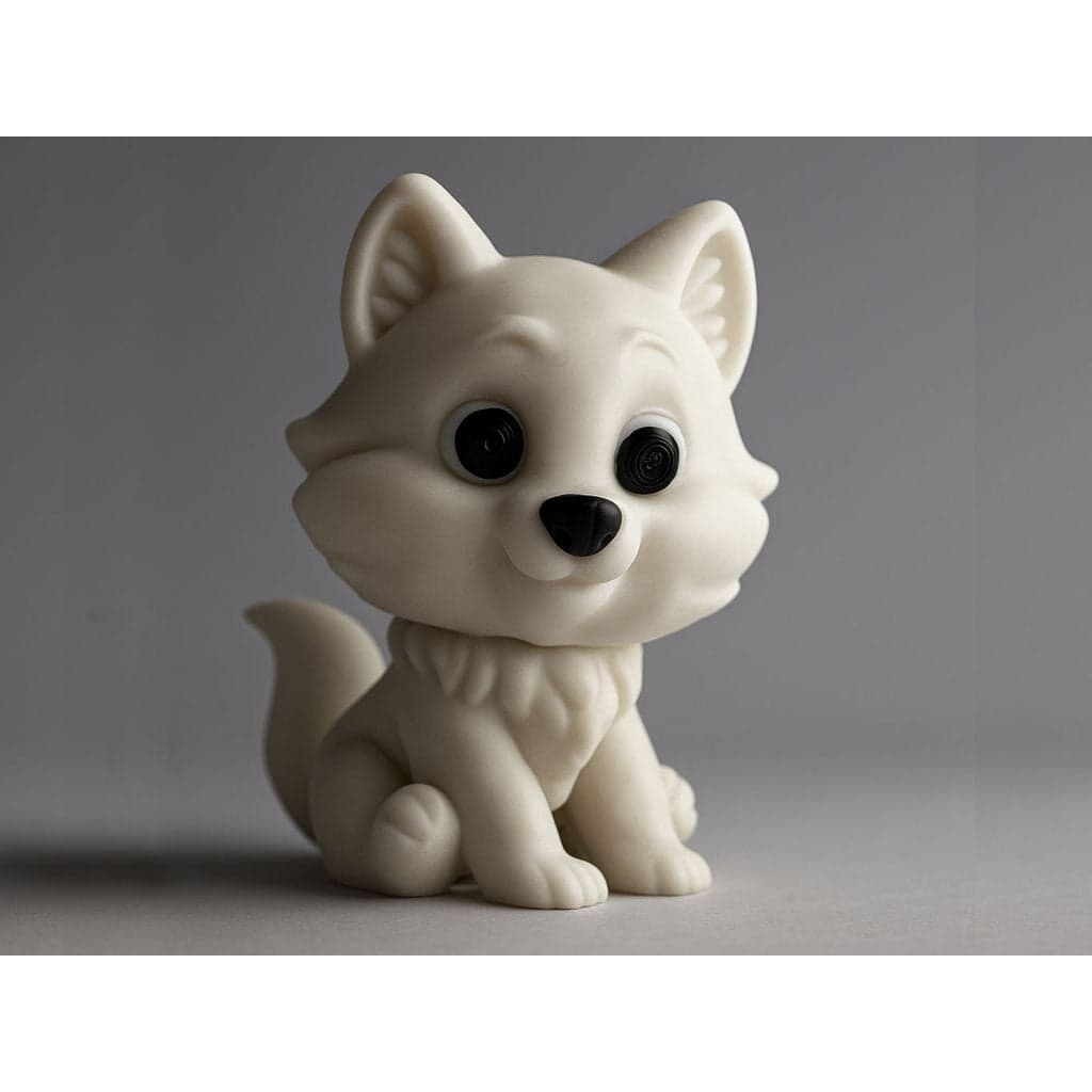 Figura 3D personalizada de Flexi Snow Wolf - No AMS - No Supports -Head+Body · Educación en PLA — imagen 3