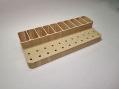 Figura 3D personalizada de Organiser for USB cables and chargers · Hogar en PLA — imagen 2